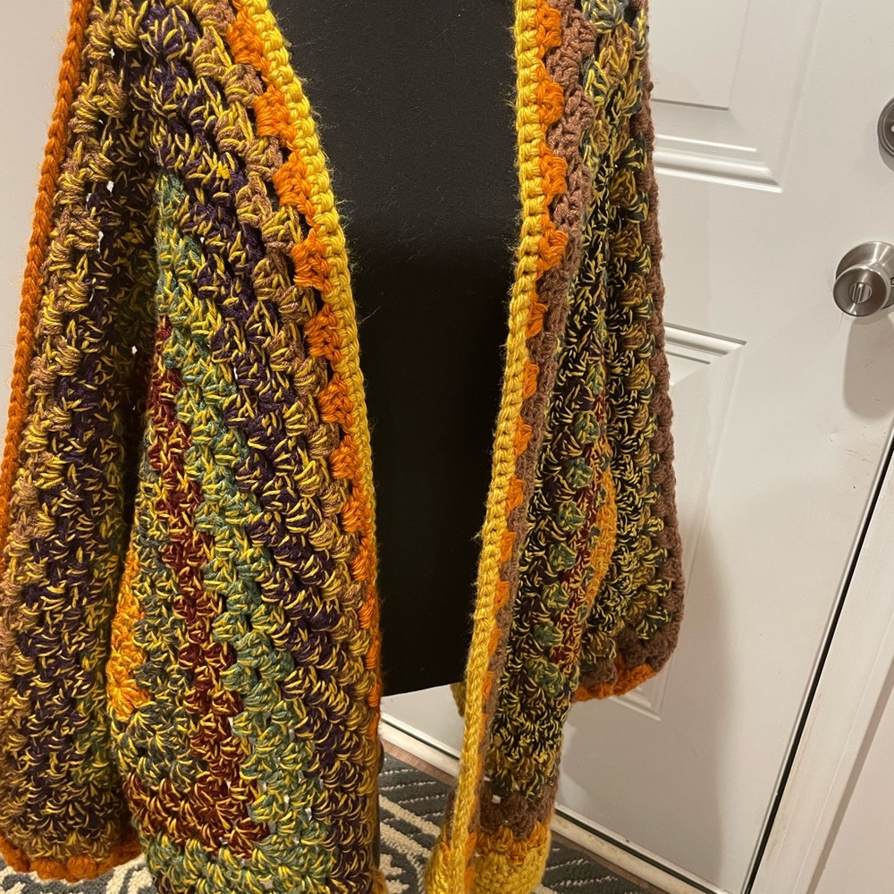 Hand crotched cardigan